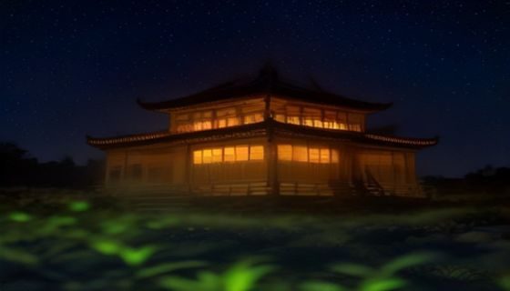 恋爱期情侣在城市街头漫步，手牵手笑看橱窗，背景为夜晚霓虹灯光，体现蜜月传媒情侣互动话题内容的使用场景