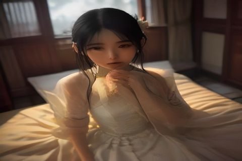 温馨家居场景中一对情侣相依而坐翻阅蜜月传媒婚后生活指南内容，室内暖光营造出幸福新婚氛围